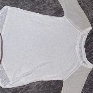 White Long Sleeve Top